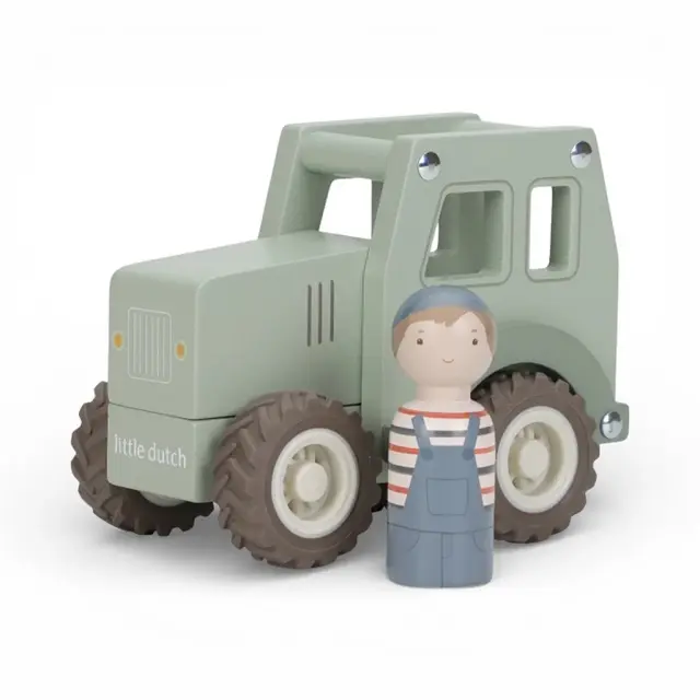 Little Dutch Ξύλινο παιχνίδι τρακτέρ FSC / LD2551 (Little Dutch)