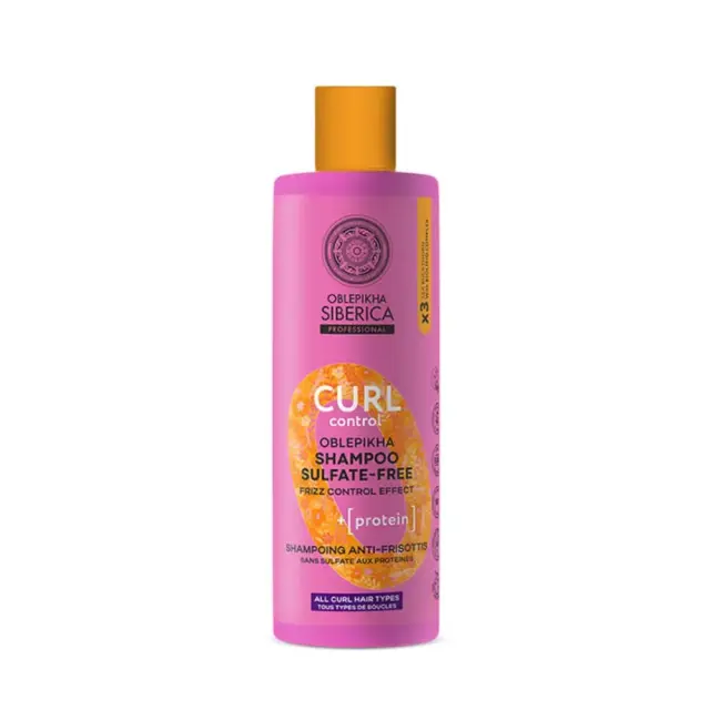 Natura Siberica Oblepikha Curl Control Shampoo Sulfate-Free Σαμπουάν Μαλλιών για Μπούκλες Χωρίς Θειικά Άλατα, 400ml