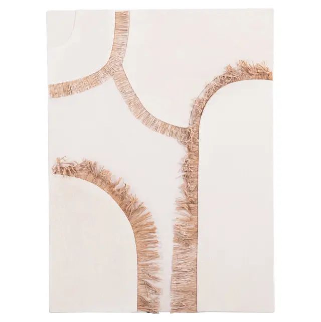 ΠΙΝΑΚΑΣ ΟΡΘΟΓΩΝΙΟΣ ΣΕΙΡΑ SANTORINI HM4532 MDF ΥΠΟΛΕΥΚΟ ΧΡΩΜΑ-ΔΙΑΚΟΣΜΗΣΗ ΜΠΕΖ 60x4,5(πάχος)x80Υεκ. - Single Size