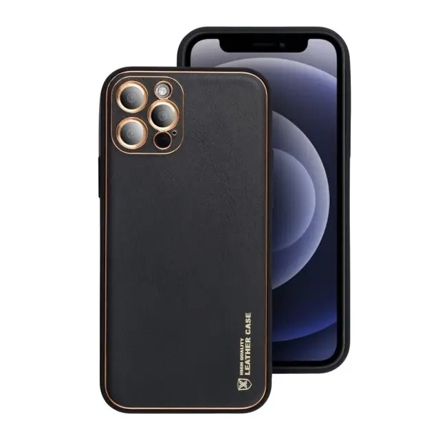 Θήκη Δερμάτινη Forcell IPHONE 15 PLUS μαύρη