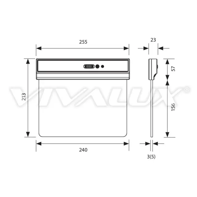 LED Φωτιστικό Ασφαλείας Salve Κρεμαστό EXIT 1,8Watt VIV004031 2
