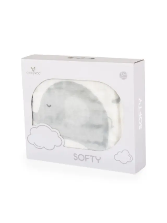 Κουβέρτα Canagroo Baby blanket 110x140cm Softy Wish upon a star white 3800146271169 2