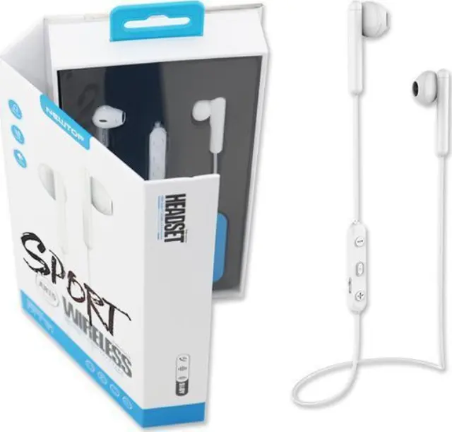 Newtop AB15 Earbud Bluetooth Handsfree Ακουστικά Λευκά