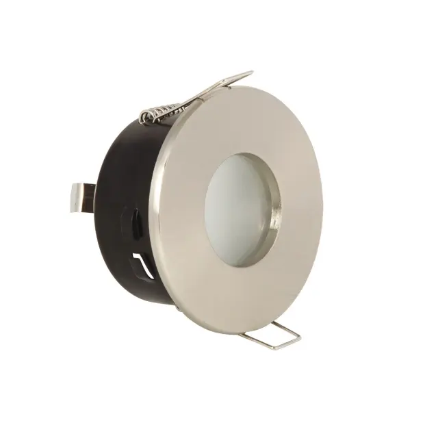 Primo 03034/MC Σποτ στρογγυλό σταθερό με γυαλί ματ IP65 ø8.4cm νίκελ ματ Nickel