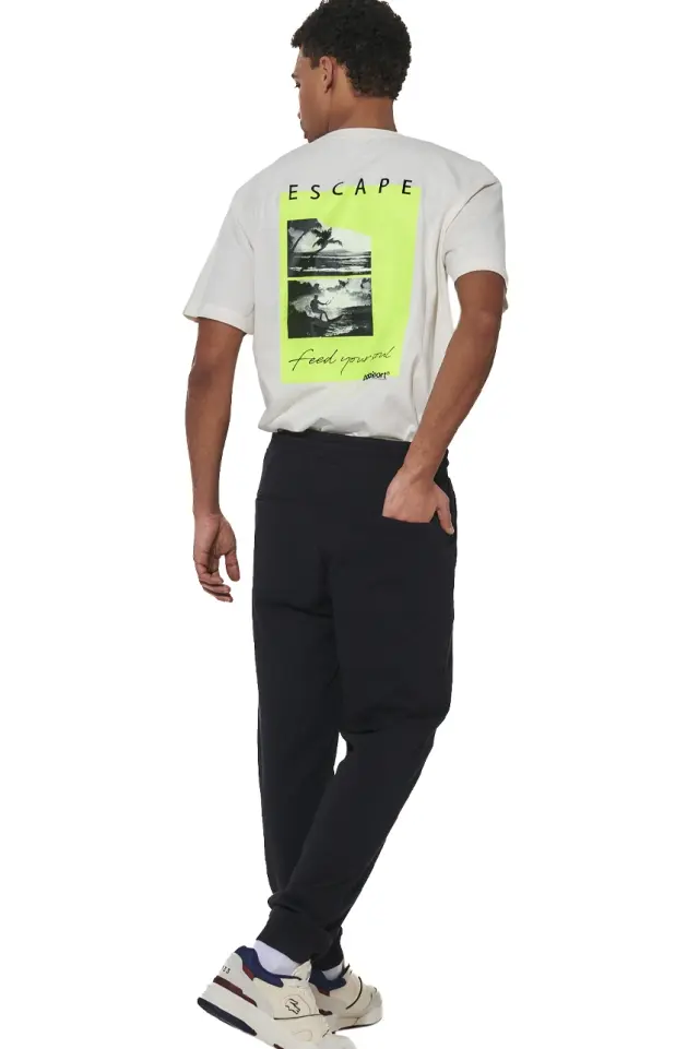 Body Action Men's Tapered Sweatpants 023626-01-1 - 2XL 3