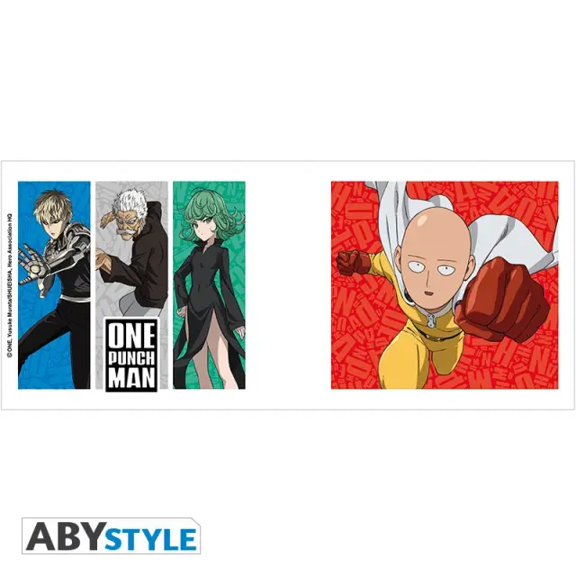 ONE PUNCH MAN - Mug - 320 ml - Saitama + S Class Heroes 3
