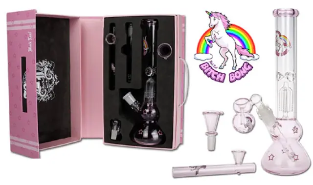 Γυάλινο Bong IN BOX BL Bitch Bond Limited Edition | 30cm Perco Ice