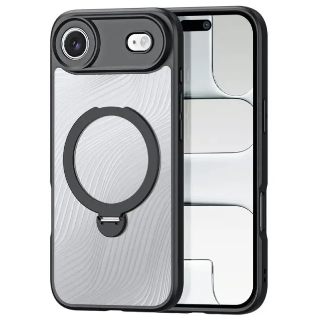 Θήκη TPU & PC Dux Ducis Apple iPhone Air Magnetic MagSafe με Stand Aimo Μαύρο N69669