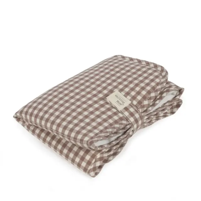 Αλλαξιέρα Στρωματάκι Praline Vichy Moka 18x27x4εκ. 3