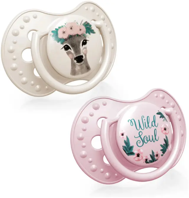 Ορθοδοντικές Πιπίλες Σιλικόνης 2τμχ 6-18M Wild Soul Girl 5901691835122 2