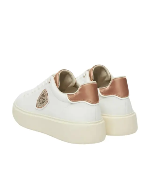 Blauer - Γυναικεία Sneakers Venus 01 Sat S5VENUS01SAT-WHINUD Λευκό/Nude - 41 3