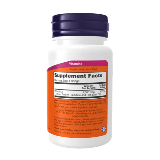 Now Foods Vitamin A 25,000 IU 2