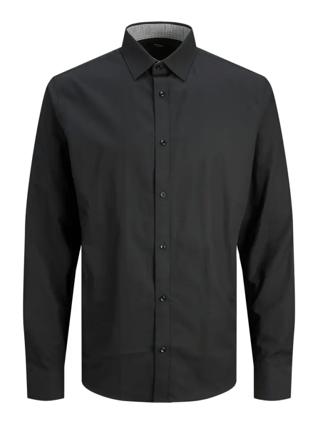 JPRBLABELFAST SHIRT L/S SN black
