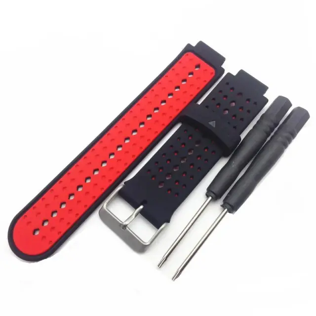 Λουράκι για Garmin Forerunner 220/230/235/630/735- Red/Black ΟΕΜ