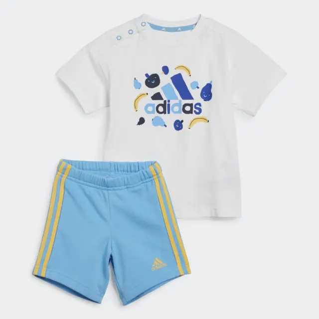 Adidas Bebe I Fruit T Set White-Blue IS2682 - 18Μ