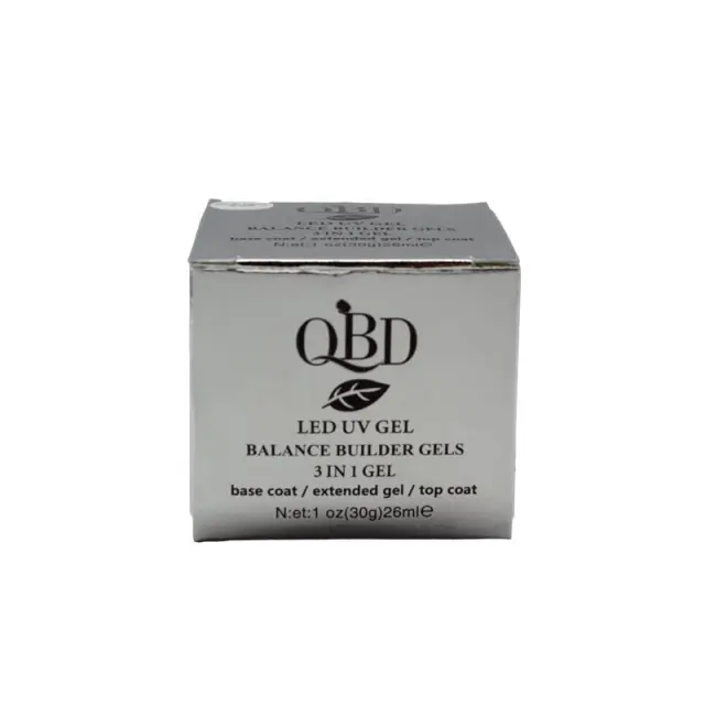 QBD UV/LED Gel για Νύχια 3 σε 1 Άσπρο1332-03 - QBD LED UV GEL BALANGE BUILDER 2
