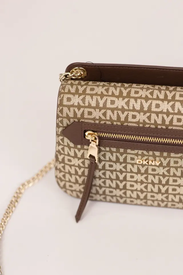 Γυναικεία Τσάντα Ώμου DKNY Bryant R5335M02-N42 Καφέ Logo Καφέ - One Size 2