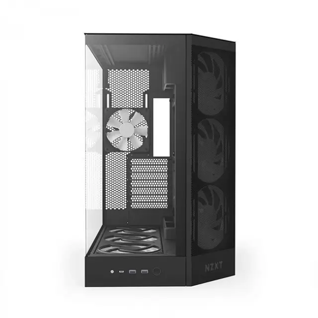 NZXT PC Case H9 Flow RGB+ Midi Tower Black (CM-H92FB-P1) 3