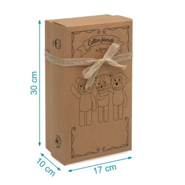 Kiokids: Πανάκι Παρηγοριάς Cotton Friends Τιγράκι 25cm 3