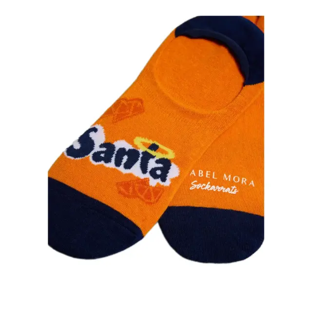 Ysabel Mora Ανδρικές Κάλτσες Σουμπά Sockarats Santa, Χρώμα Πορτοκαλί - ONESIZE 2