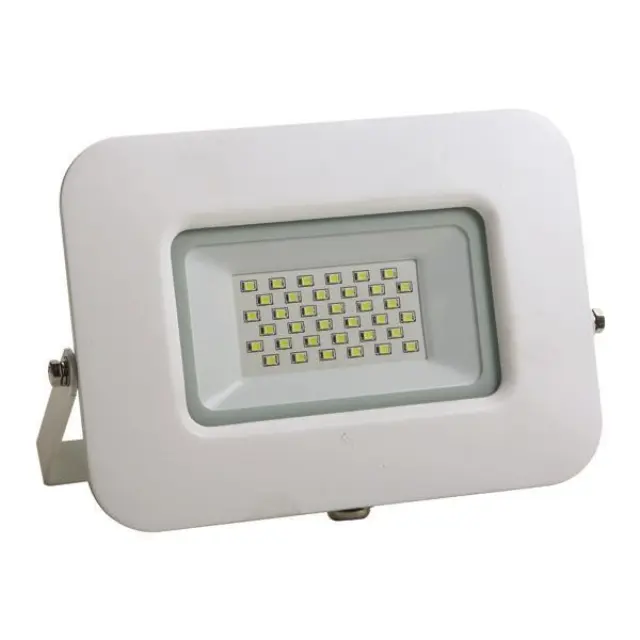 ΠΡΟΒΟΛΕΑΣ LED 30W ΒΑΣΗ 360° ΛΕΥΚΟΣ IP65 4000k Άσπρο