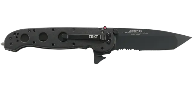 Σουγιάς CRKT M16-14ZLEK TANTO BLACKOUT W/TRIPLE POINT SERRATIONS 3