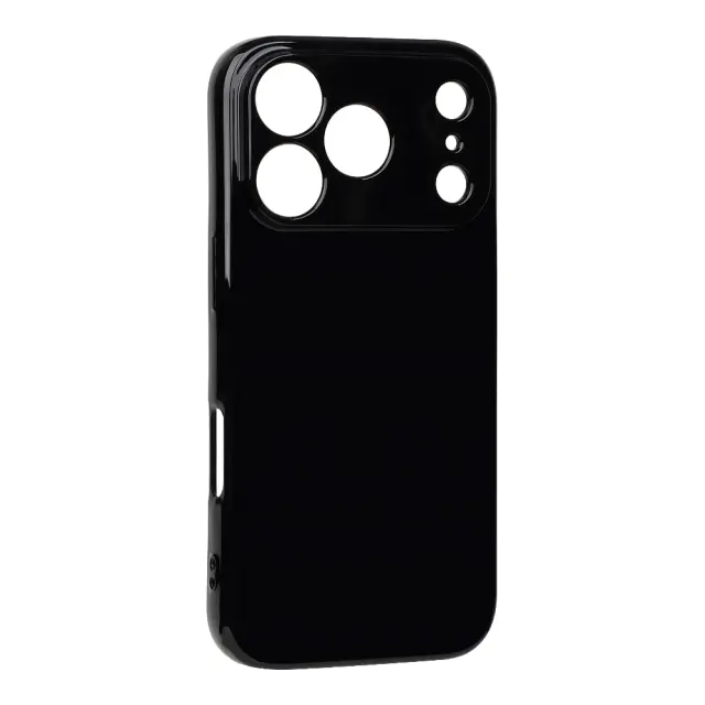 OBAL:ME Glossy Cover for Apple iPhone 17 Pro Black 3