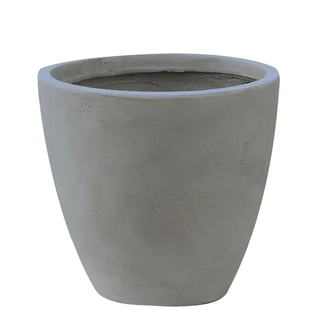 Γλάστρα Γκρι Τσιμέντο Φ53x47cm