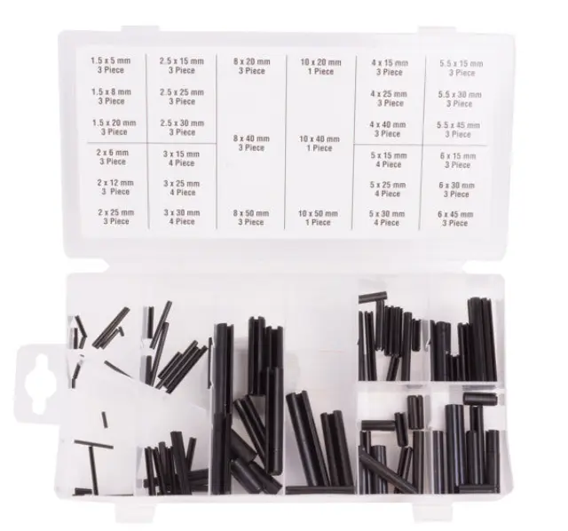 Dowel pins set 90 pieces