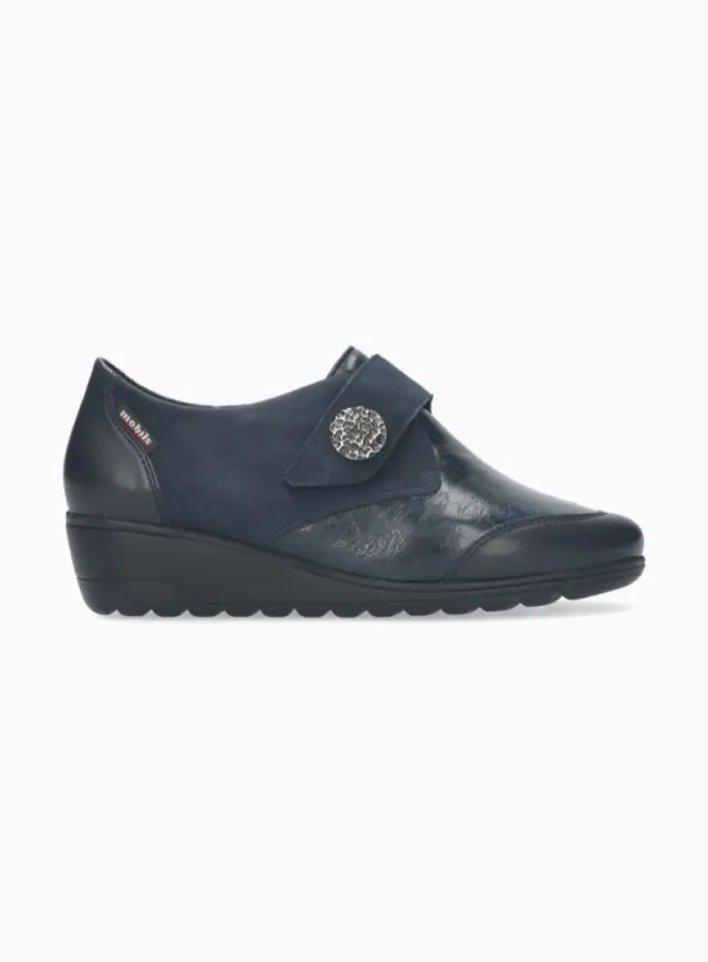Mephisto Μοκασίνια-Loafers Γυναικείο δέρμα/δέρμα Nubuck Μπλέ MEP/BRANDA NAVY 3