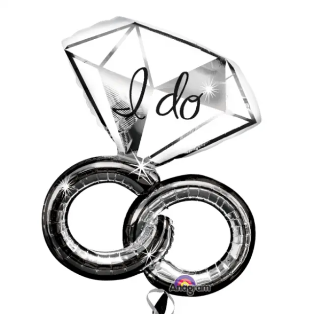 Μπαλόνι Φοιλ Σχήμα Wedding Rings