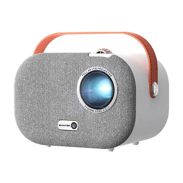 Byintek K16 Pro Mini Projector Full HD Λάμπας LED με Wi-Fi και Ενσωματωμένα Ηχεία Λευκός 2