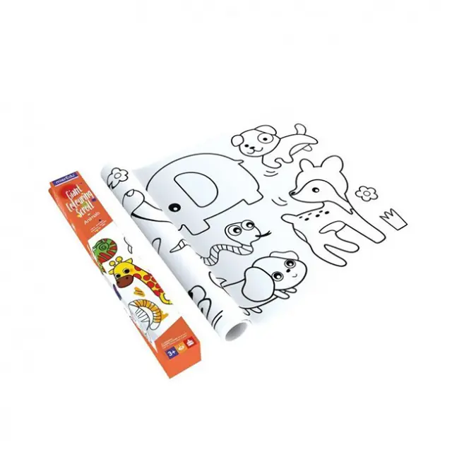 MierEdu Ρολό Ζωγραφικής 3m x 30cm Animals (ME246)