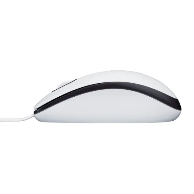 Logitech M100 Optical Mouse (White, Wired) (910-005004) (LOGM100WH) 2