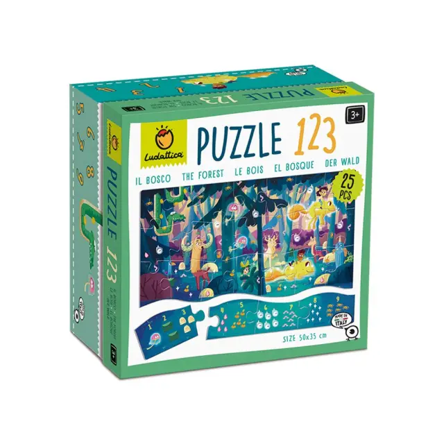 Ludattica Puzzle 1 2 3 - The Forest / 22587 (Ludattica)