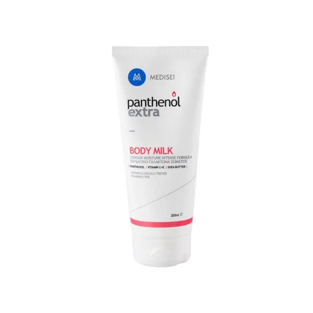 Panthenol Extra Body Milk 24ωρο Ενυδατικό Γαλάκτωμα Σώματος, 200ml