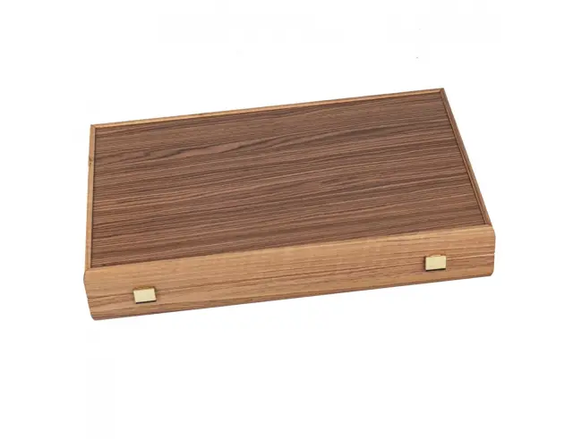 Σετ Χειροποίητο Τάβλι Premium American Walnut with Black Oak Manopoulos από Ξύλο με διαστάσεις 48x30cmBKB1 2
