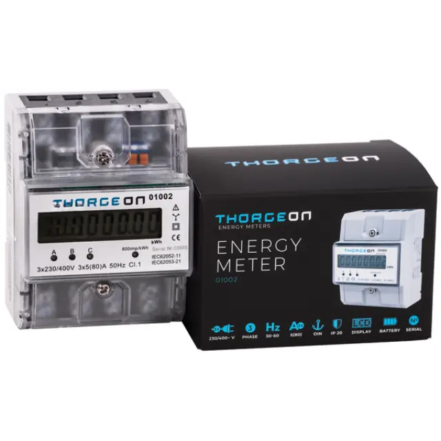 3-Phase DIN Energy Meter 80A