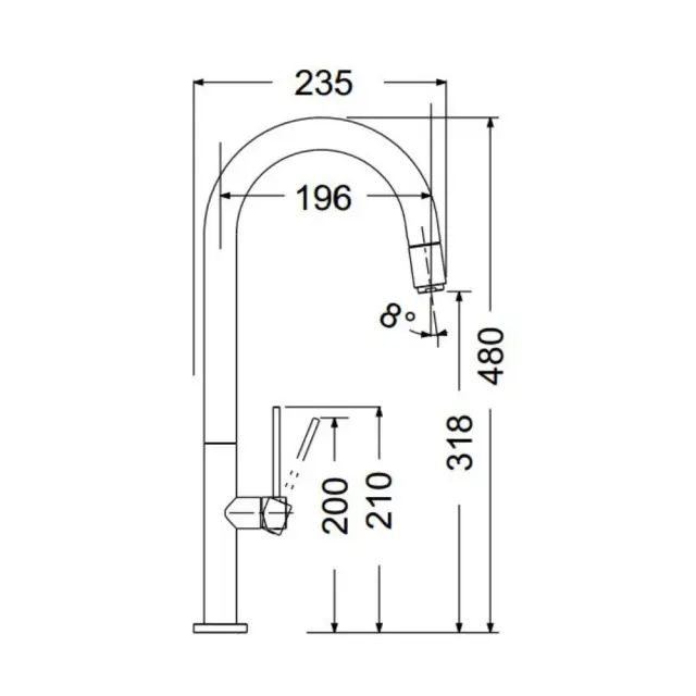 Μπαταρία νεροχύτη TOZO 48780-201 3