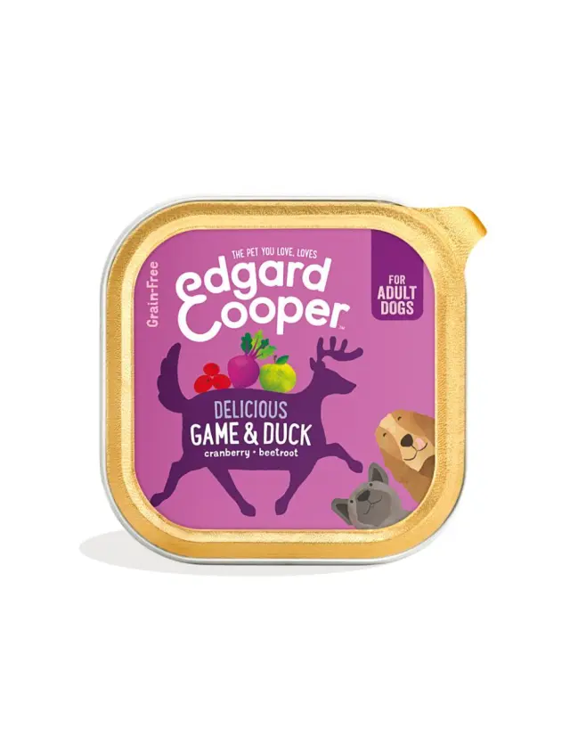 Edgard Cooper - Game AND Duck Adult Patee 300gr - 540700714764 - Pet Supplies