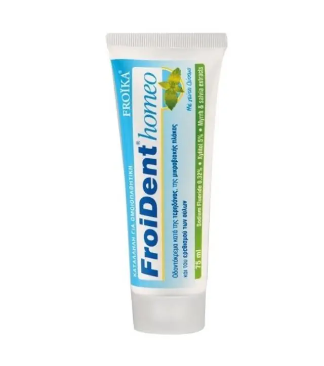 Froika Froident Homeo Δυόσμος Ομοιοπαθητική Οδοντόκρεμα 75ml