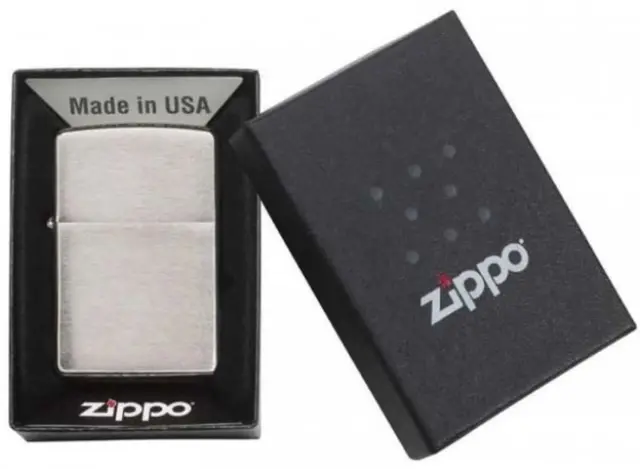 ZIPPO Αναπτήρας - 200 Brushed Chrome 3