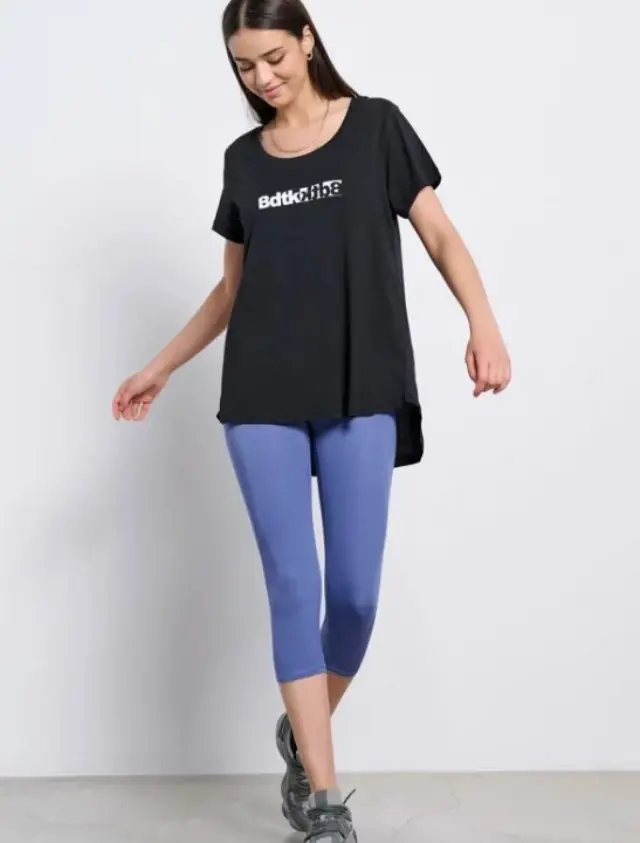 Body Talk 3/4 Leggings Blueberry 1241-908409 - S 3