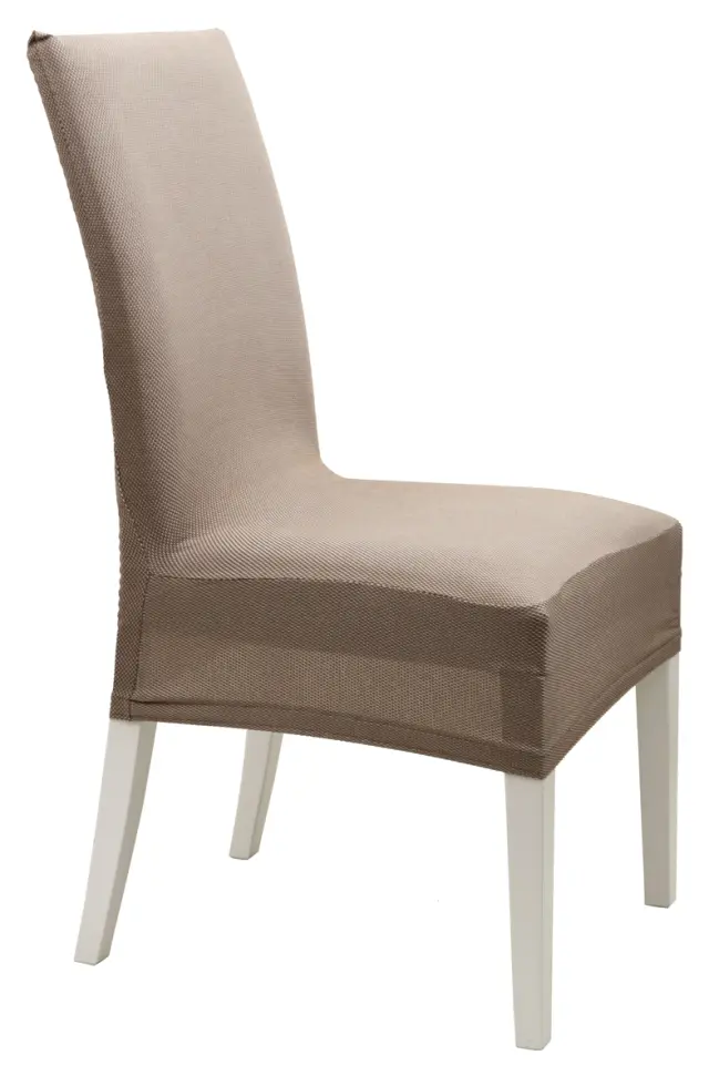 Κάλυμμα Καρέκλας Ελαστικό Κοντό Viopros Elegant Σοκολά