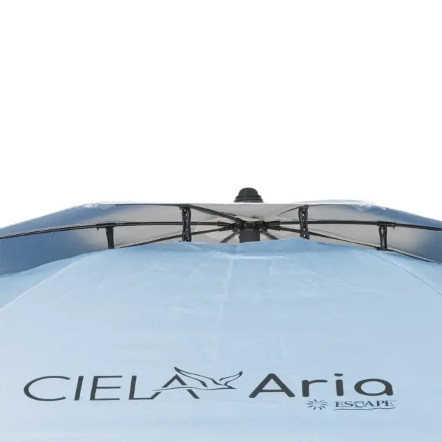 ESCAPE Ομπρέλα Παραλίας Aria Ciela 1,8m PE 140gsm UPF50+, Γαλάζιο (12010) 2