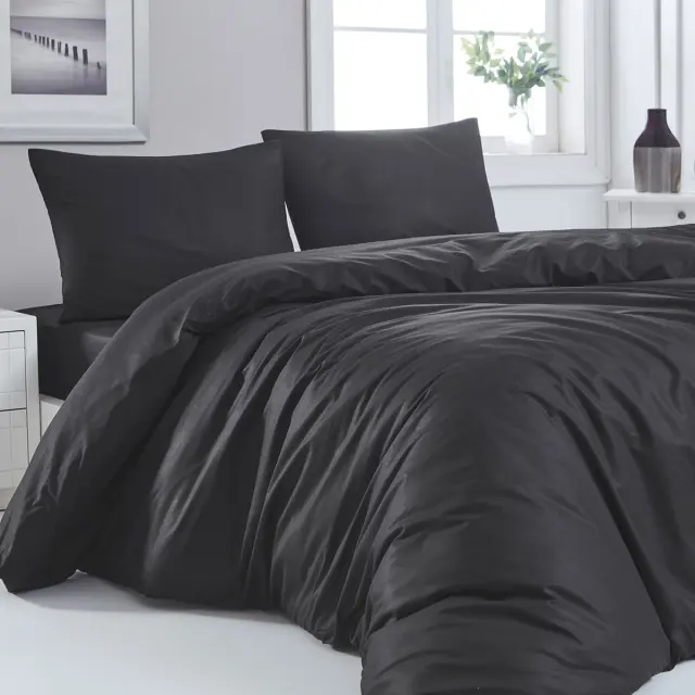 Παπλωματοθήκη 170x250 Μονή Beauty Home Art 1999 100% βαμβακερό- Μαύρο