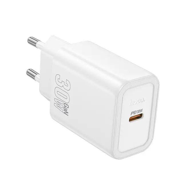 Phone charger Hoco USB C QC PD 30W N62 white