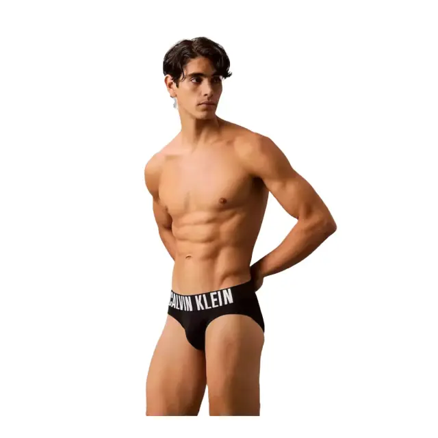 Calvin Klein Ανδρικό Slip Intense Power - Τριπλό Πακέτο, Χρώμα B Pp Punch-White-Moonl Jade Lgs 2