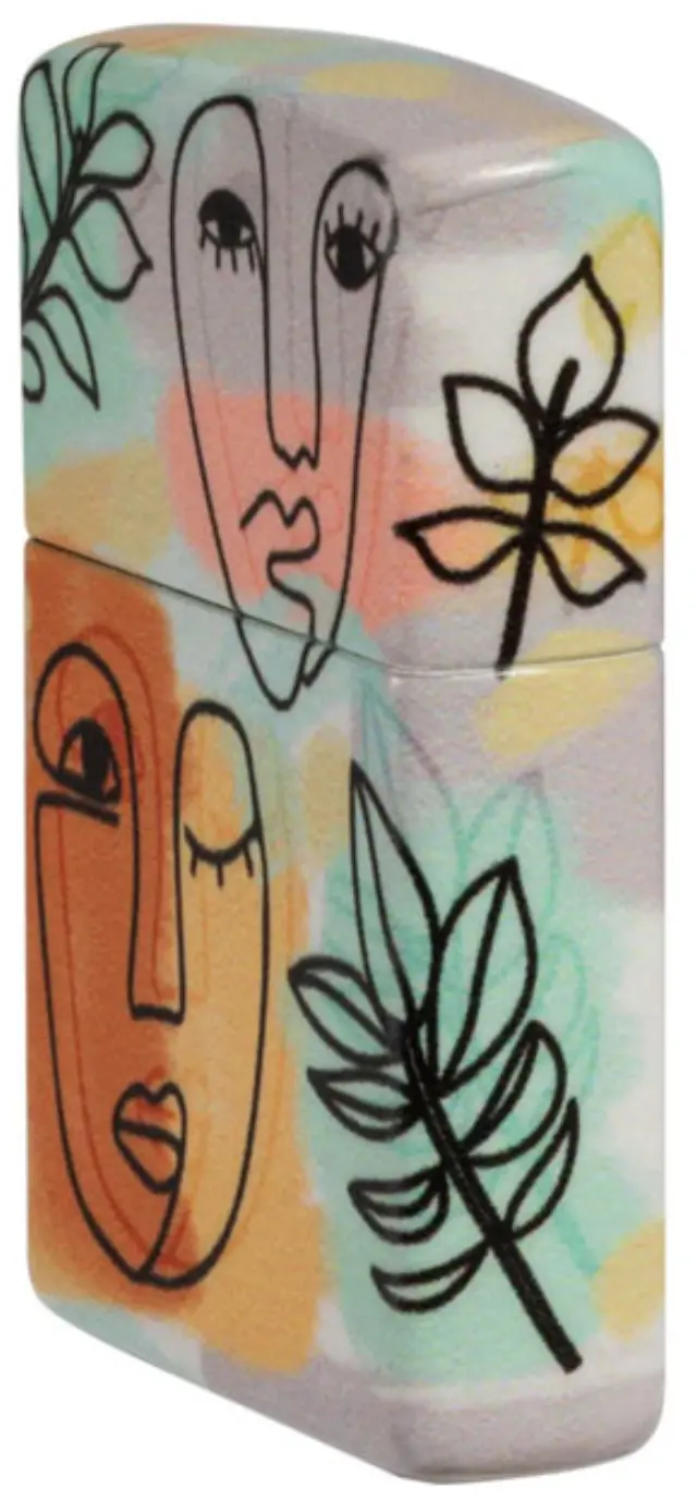 ZIPPO Αναπτήρας - 49352 Abstract Faces 2