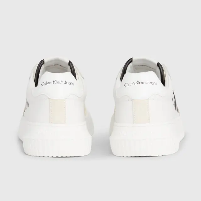 Calvin Klein - Cupsole Lth Ανδρικά Chunky Sneakers YM0YM00897-01T Λευκό - 45 3
